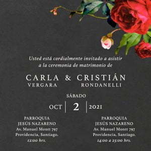 Partes de Matrimonios Digitales con Confirmación de Asistencia